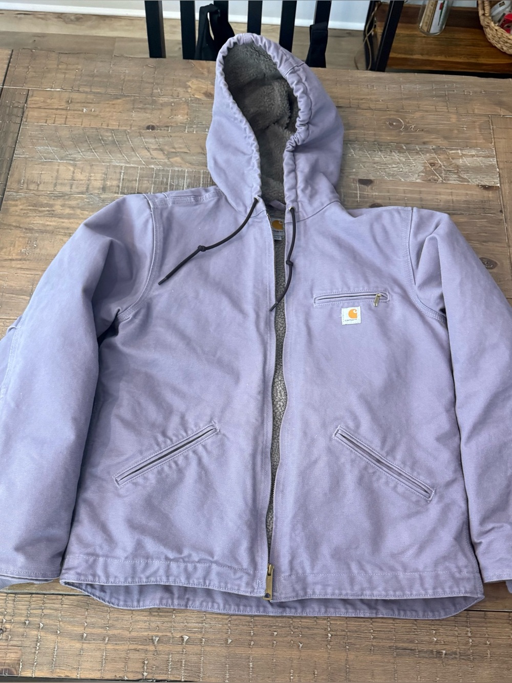 EUC 2014 Women’s Carhartt Sierra Hooded Jacket in Lavender Size Medium